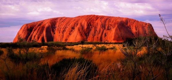 First Light - Uluru Australia by Lexa Harpell